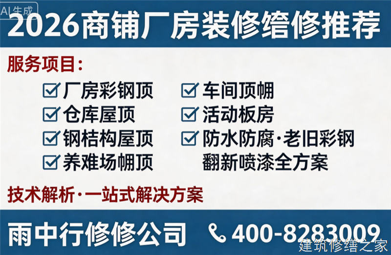 巢湖2026/9和县彩钢瓦屋面防水哪家公司好